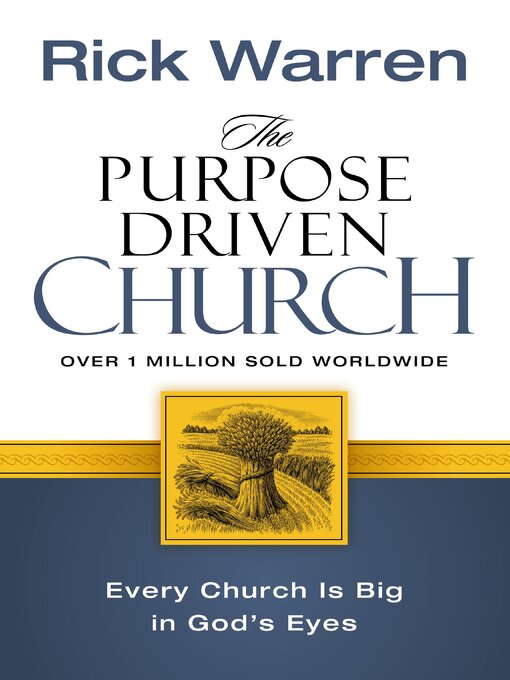 Title details for The Purpose Driven Church by Rick Warren - Available